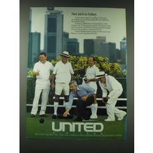 1989 United Airlines Ad - New pitch in Sydney