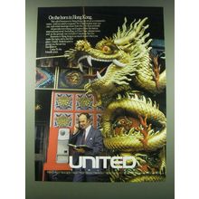 1989 United Airlines Ad - On the horn in Hong Kong