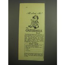 1948 Glaxo Laboratories Ad - All about me! The Ostermilk Book
