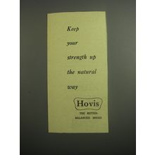 1948 Hovis Bread Ad - Keep your strength up the natural way