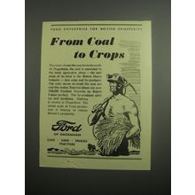 1948 Ford Cars Ad - From coal to crops