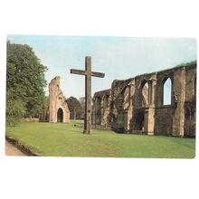 GLASTONBURY ABBEY, Somerset. vintage unused postcard Colourmaster =