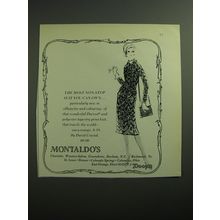 1970 Montaldo's David Crystal Women's Suit Ad - The most non-stop suit