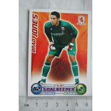 2008/09 Topps Match Attax Trading Card - Brad Jones, Middlesbrough FC