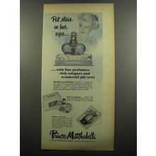 1951 Prince Matchabelli Perfume and Cologne Ad - Put stars in her eyes