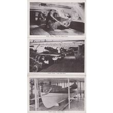 HMS Victory Nelsons Barge Guns Lower Mess Deck 3x Old Postcard s