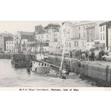 MFV Star Incident Ship Isle Of Man Limited Disaster Postcard