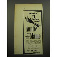1955 Vanguard Book Advertisement - Auntie Mame by Patrick Dennis