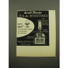 1955 Grand Marnier Liqueur Advertisement - Grand Marnier P.S. de Resistance