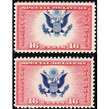 CE2, Mint NH 16¢ Dramatic Color Shift Of The Eagle Error - Stuart Katz