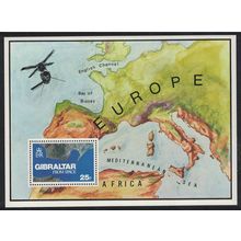 Gibraltar from Space MS 1978 MNH SG#MS399 MI#Block 5 Sc#364