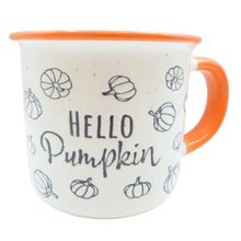 Hello Pumpkin Mug Ceramic 8.5 CM Microwave & Dishwasher Safe Tableware Gift