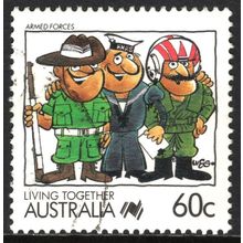 AUSTRALIA 1988: LIVING TOGETHER - 60c ARMED FORCES USED (G4)