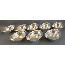 RARE 1800's Watson Sterling Silver set #9134 Finger salts or nut set of 8(4.7oz)