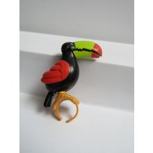 Kinder Surprise Toy 2001 K01-7 Toucan Perch Ring