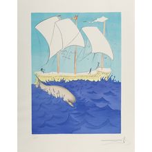 Salvador Dali (1904-1989). Zebulun, from Twelve Tribes of Israel, 1972 Poster Ca