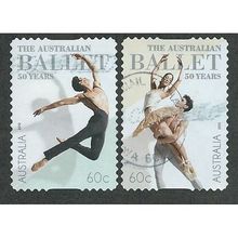 AUS 2012 SET ( S/A) '50TH ANN OF AUSTRALIAN BALLET' (2v) FINE USED (EBID36-724)