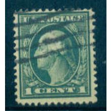 Used 405 1c George Washington Fine Plus A08630