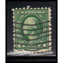 Used 462 1c George Washington Barely Clears K4340