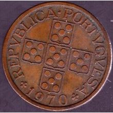 1970 Portugal 50 Centavos Coin