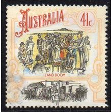 Australia 1990 Colonial Development - Boomtime - Land Boom 41c Used