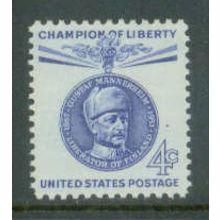 1165 4c Gustaf Mannerheim Fine MNH MA0250