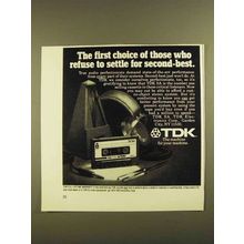 1979 TDK SA Cassette Tape Ad - The First Choice