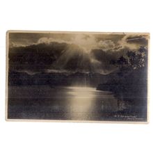 HEAD OF ULLSWATER , THE LAKE DISTRICT, CUMBRIA unused antique postcard RP =
