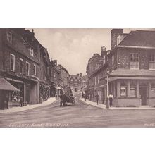 Salisbury Road Blandford Art Portrait Studio Dorset Old Postcard