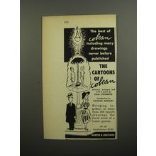 1952 Harper & Brothers Book Advertisement - The Cartoons of Cobean
