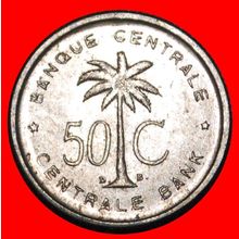 TYPE 1954-1955:BELGIAN CONGO-RUANDA-URUNDI★50 CENTIMES 1955★LOW START★NO RESERVE