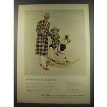 1956 Rayon Fashion Advertisement - For men with a yen to go West