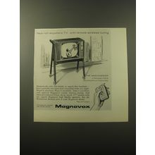 1960 Magnavox Westchester Television Advertisement - New roll-anywhere TV