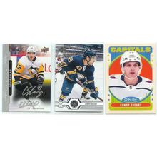 Conor Sheary 6x card lot incl Silver Script, Retros