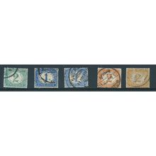 egypt stamps postage due sgd71 selection with shades fu sg d71