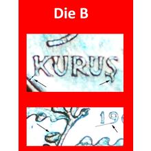 Ⰶ OAK (1958-1974):TURKEY★5 KURUSHES 1969★ERROR★DISCOVERY★LOW START ★ NO RESERVE!