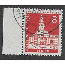BERLIN -1956 6pf 'BERLIN LANDMARKS- TOWN HALL' FINE USED (EBID63-177)