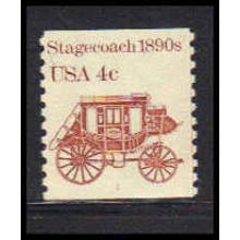 1898A 4c Stagecoach Fine MNH Dry Gum CNS 1 PA5490