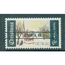 1384 6c Winter Scene Fine MNH GA. PreCnx R0385