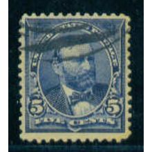 Used 281 5c Ulysses S. Grant Fine M05119
