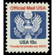 O129 13c Eagle Fine MNH G0617