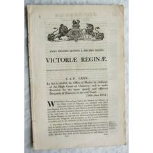 1852 Act of Parliament: Office of Master High Court