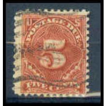 Used J64 5c Postage Due Average Plus WA1252