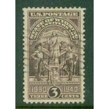 Used 897 3c Wyoming Almost Very Fine NA1554