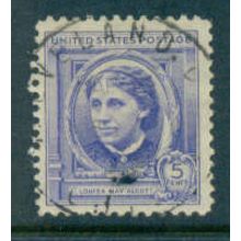 Used 862 5c Louisa Alcott Fine NA1589