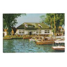 'HET THEEHUIS' RESTAURANT, GROU, NETHERLANDS used vintage postcard 1978 pm =