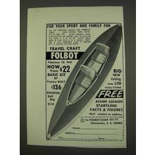 1973 Folbot Boat Ad - For Your Sport
