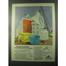1973 Hercules Chemical Ad - Package Construction