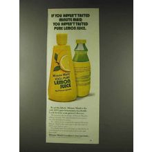 1978 Minute Maid Lemon Juice Ad - Haven't Tasted