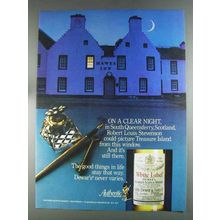 1980 Dewar's White Label Scotch Ad - On a Clear Night